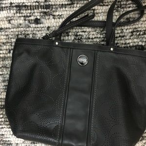 Coach leather tote
